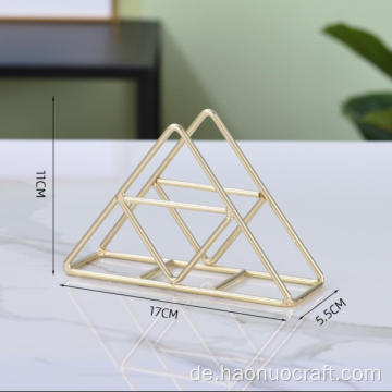 Moderner einfacher dreieckiger Papierhandtuchhalter
